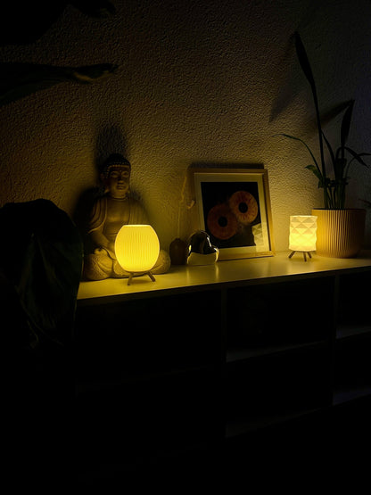 LYNA Hexa Teelichthalter – Geometrische Designlampe mit klaren Linien – stilvolles Design von Lyna