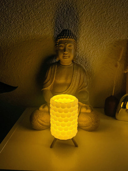 LYNA Wabe Teelichthalter – Designlampe mit organischer Struktur – stilvolles Design von Lyna